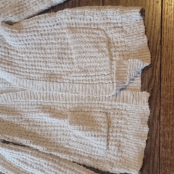 Cat & Jack Girls Beige Cardigan Sweater - Picture 5 of 6